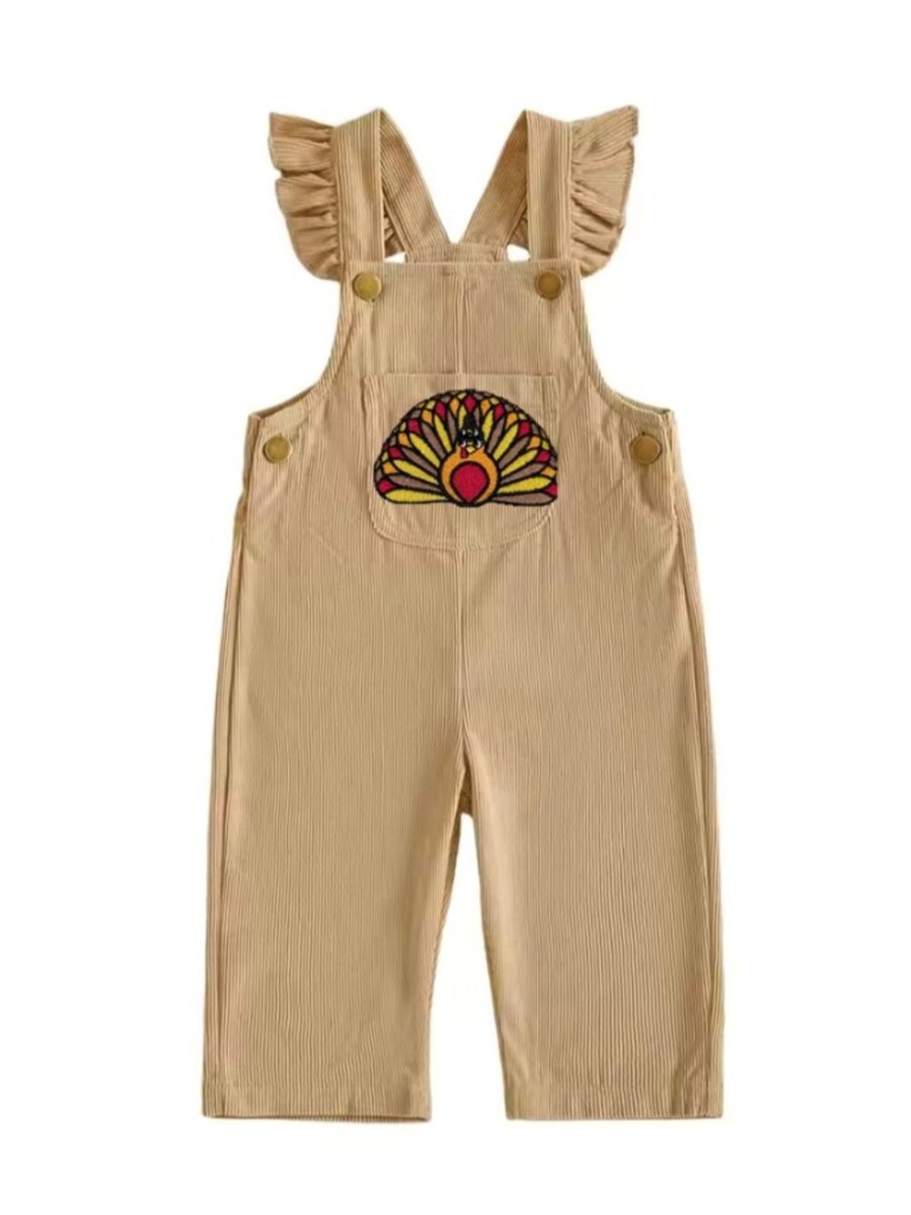 Thanksgiving Romper Outfit Clothes Turkey Jumpsuit Smash First Birthday Dress